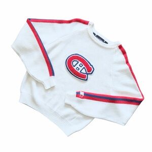 Vintage 90s STARTER Montreal Canadiens Knit Sweater